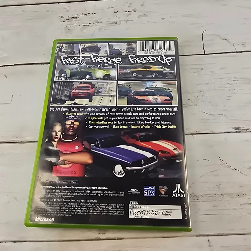 Test Drive Original Microsoft Xbox Game Atari 2002 Street Racing CIB Soundtrack